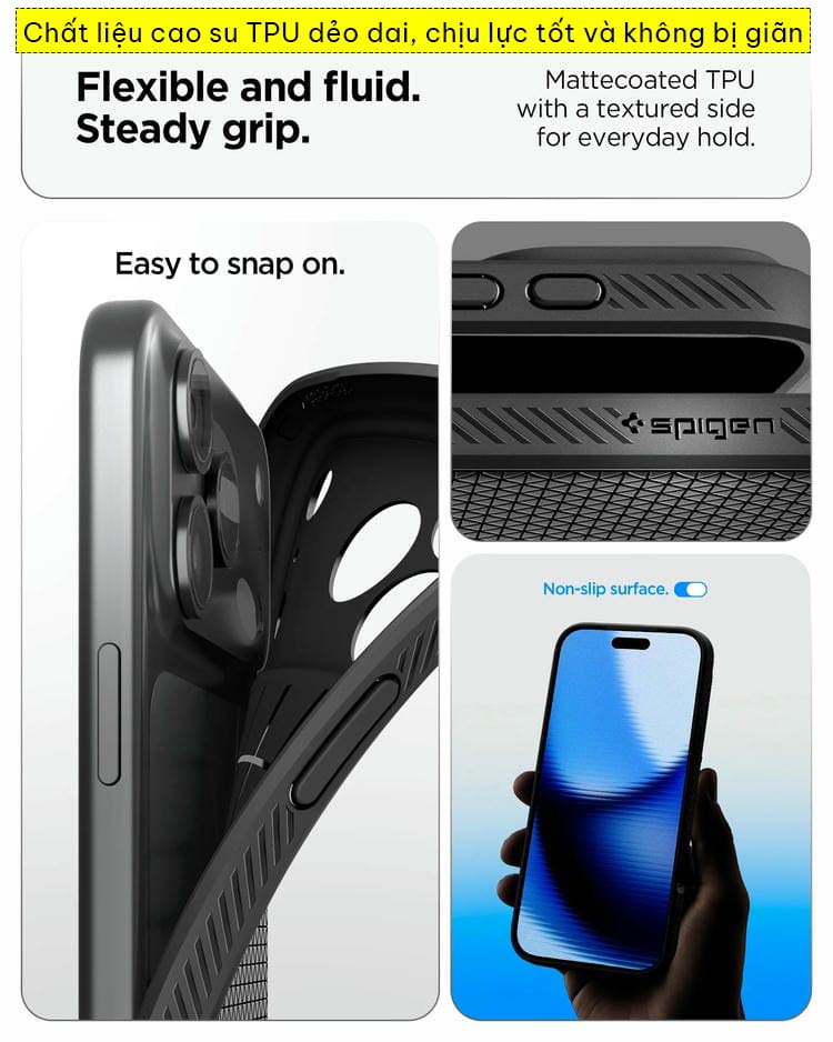 Ốp lưng iPhone 17 Pro Max Spigen Liquid Air 4